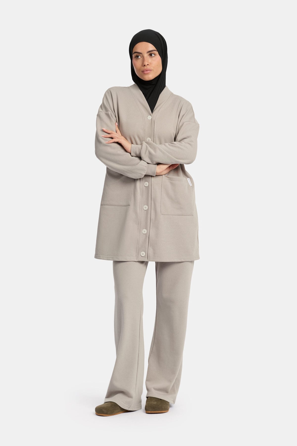 Sweater cozy set Mushroom grey