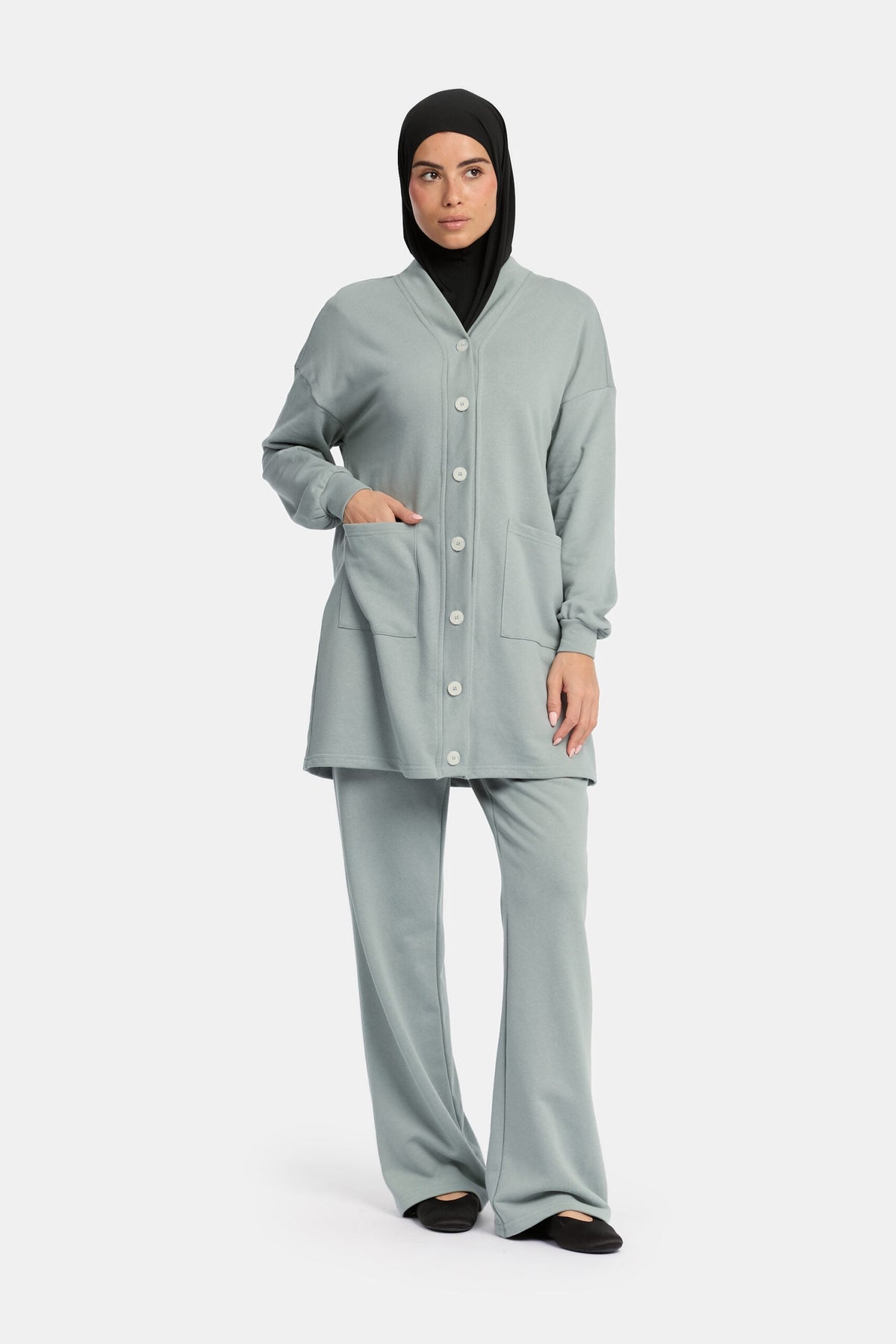 Sweater cozy set Dolphin Grey