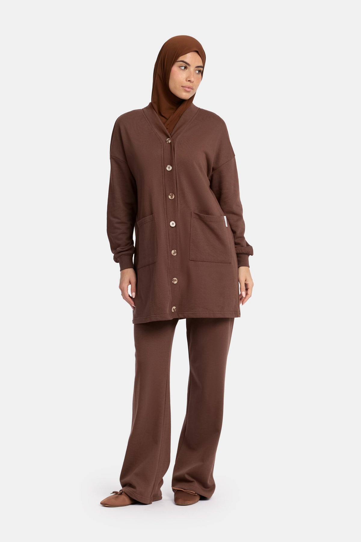 Sweater cozy set Dark Chocolate