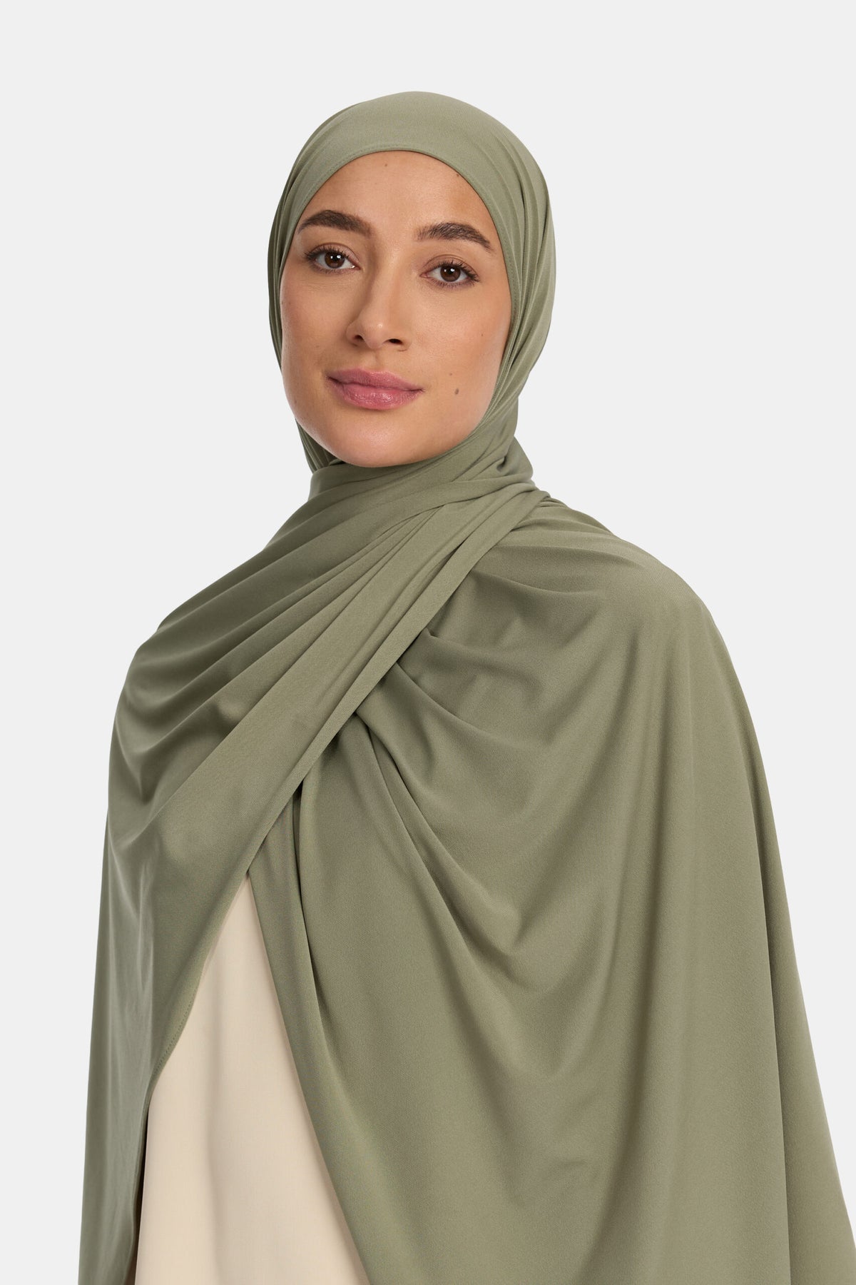 Premium jersey scarf Dark Sage