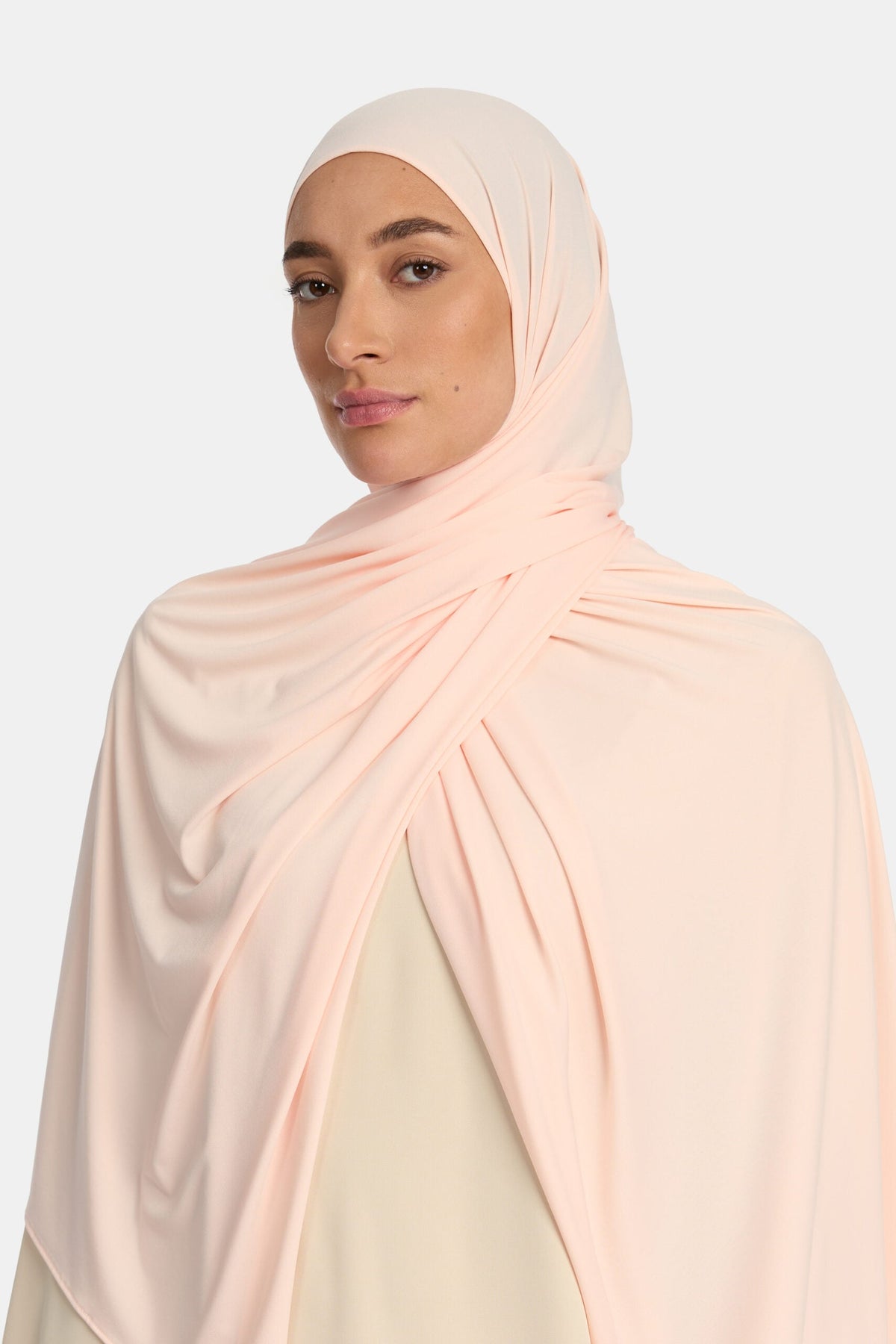 Premium jersey scarf Baby Blush