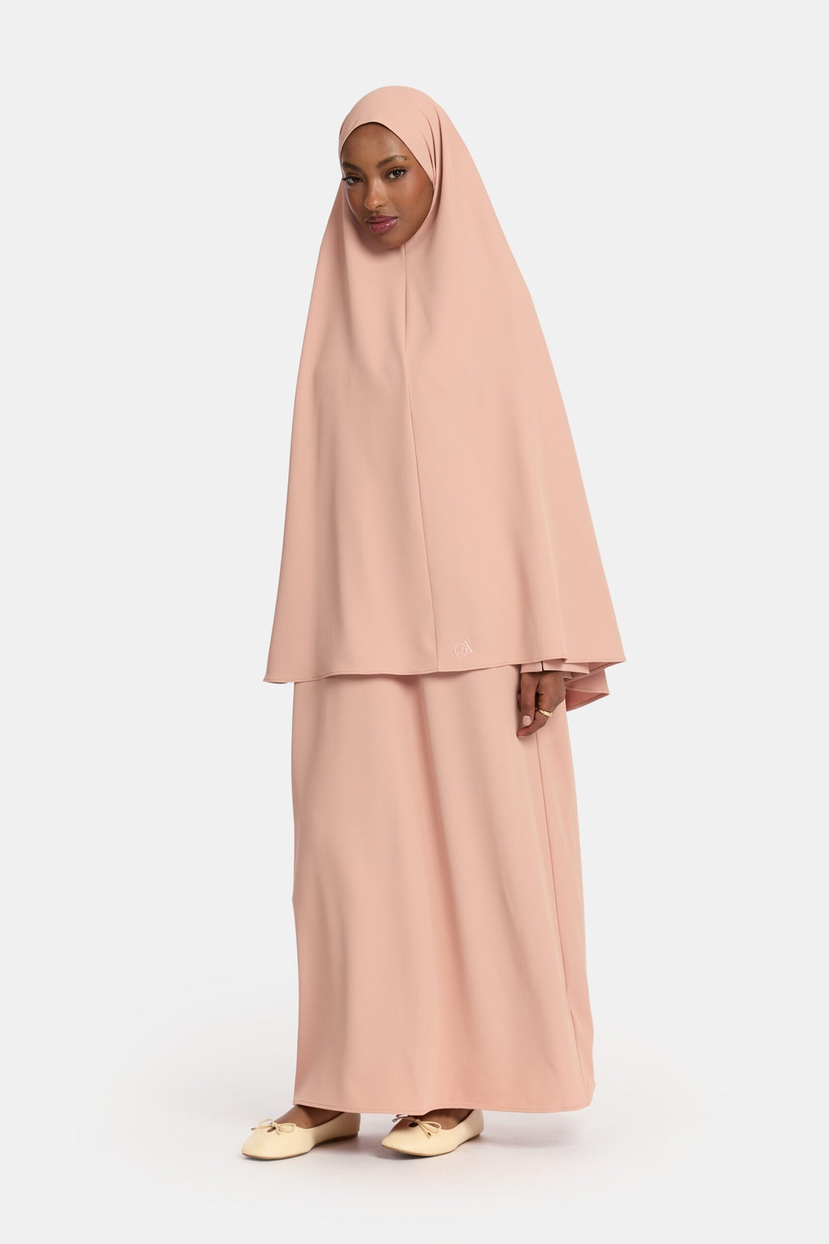 Khimar Soft Peach (oversized)