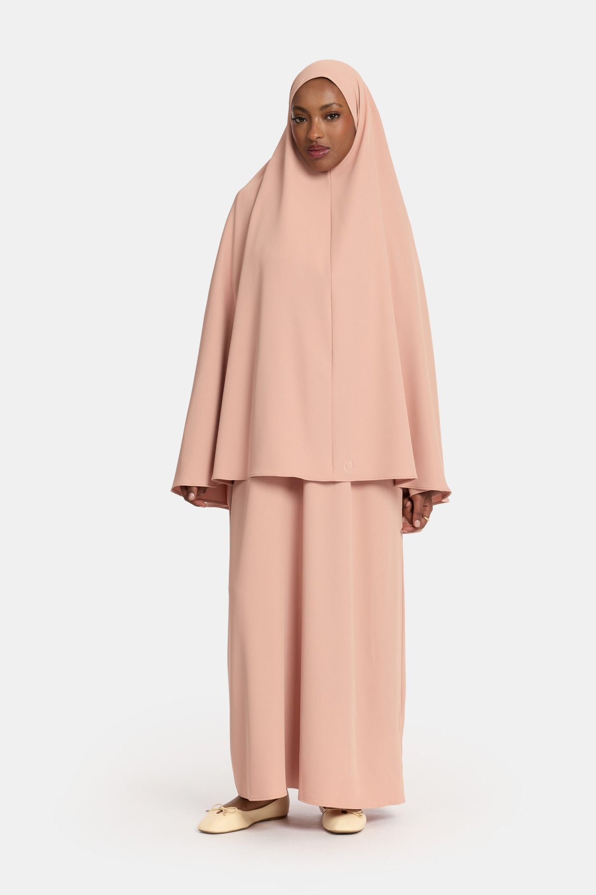 Khimar Soft Peach (oversized)