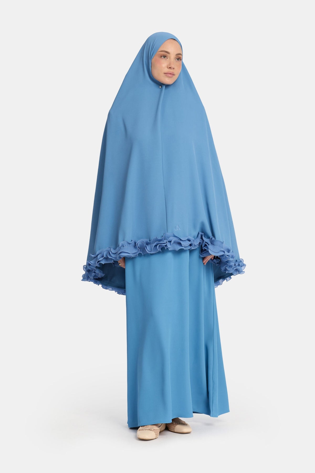 Wrinkle chiffon khimar Marina