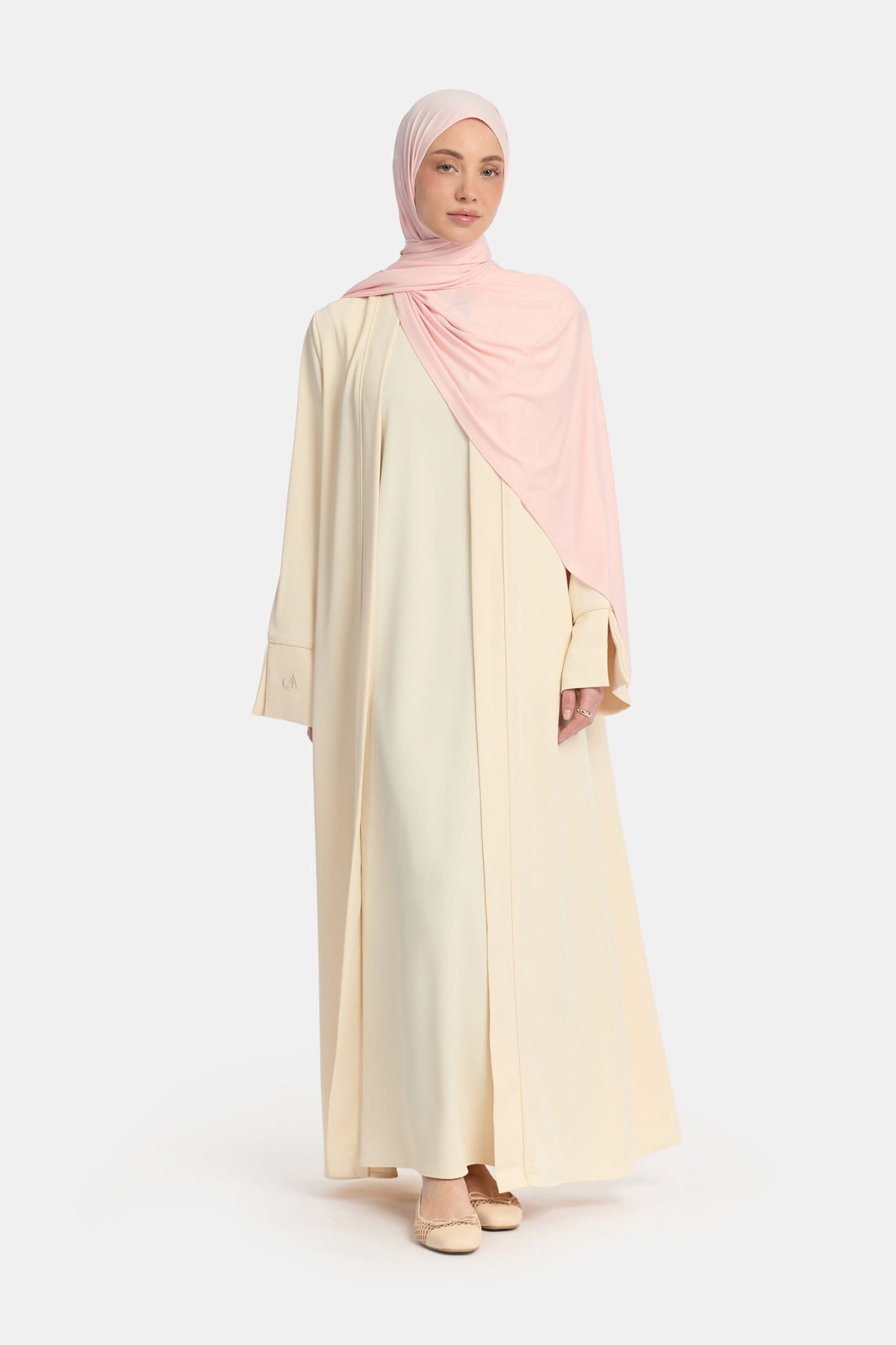 Kimono and abaya set Butter Cream