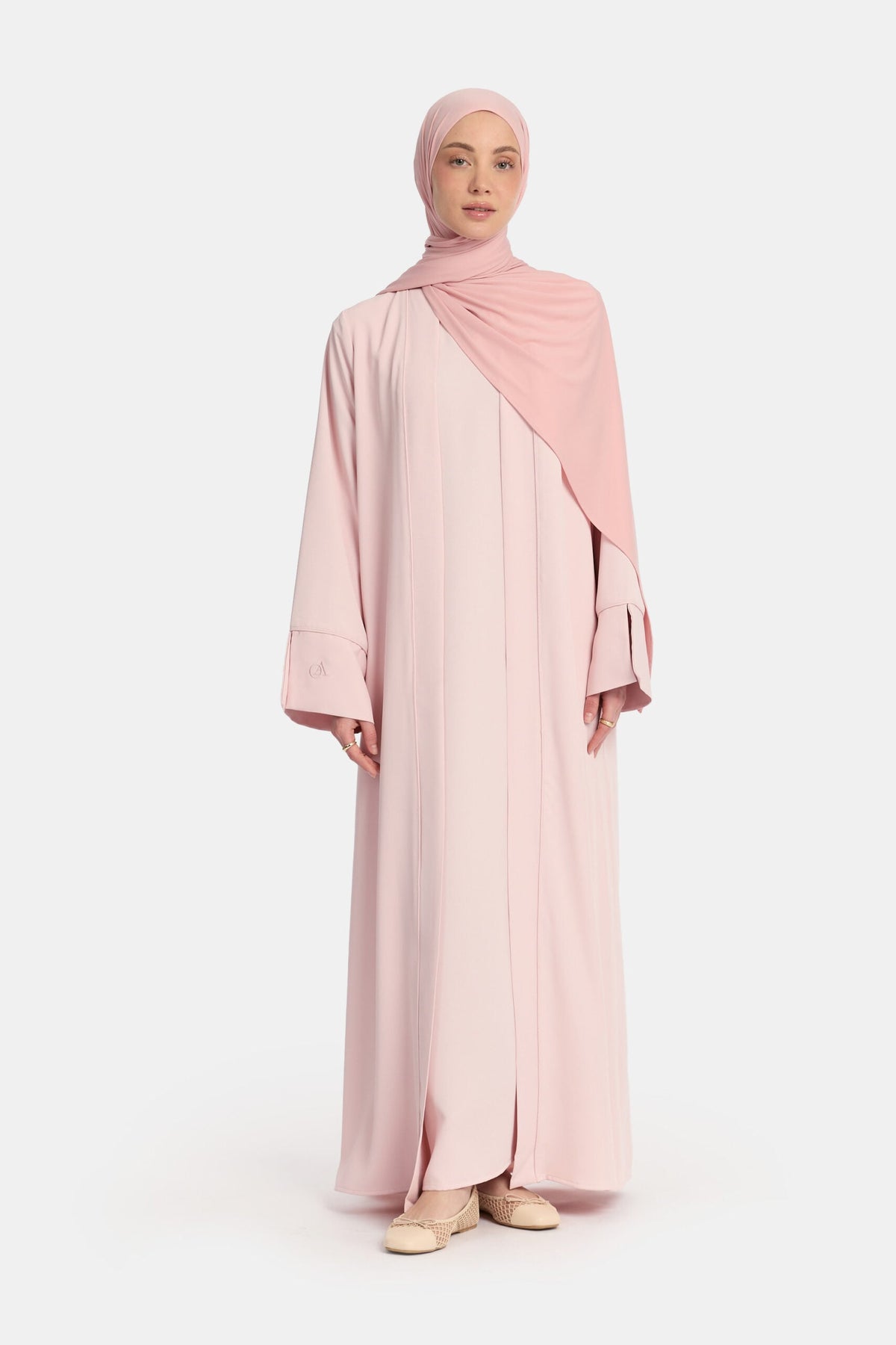 Kimono and abaya set Powder Pink