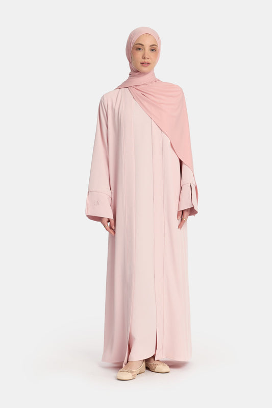 Kimono and abaya set Powder Pink