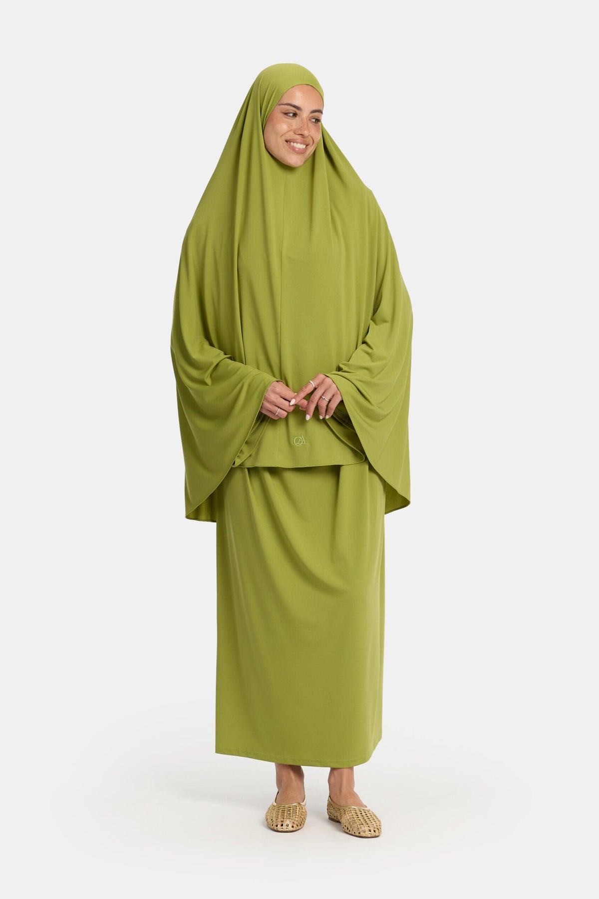 Premium jersey khimar Acacia Green
