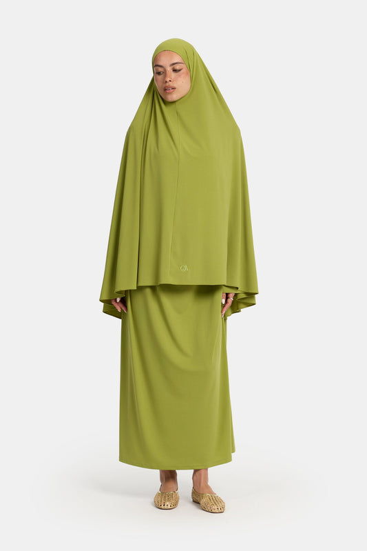 Premium jersey khimar Acacia Green