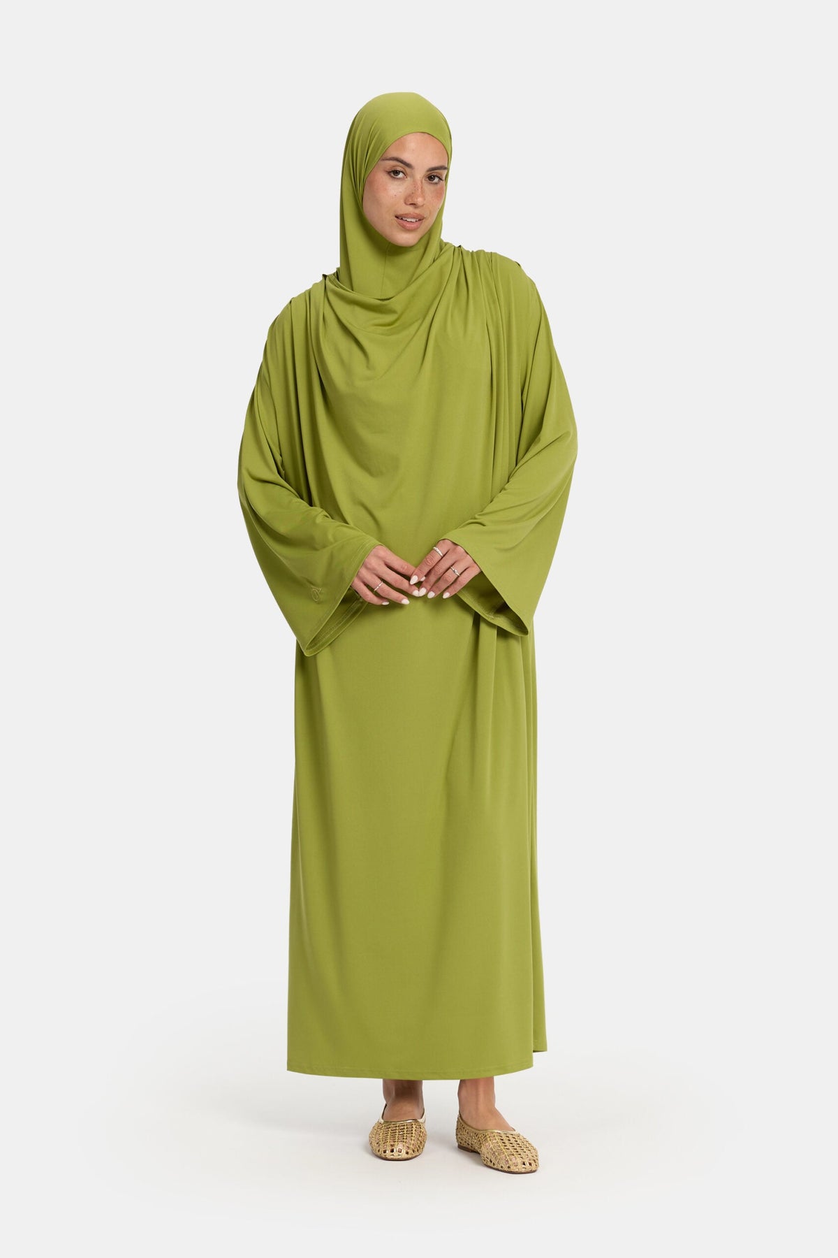 Premium jersey abaya Acacia Green