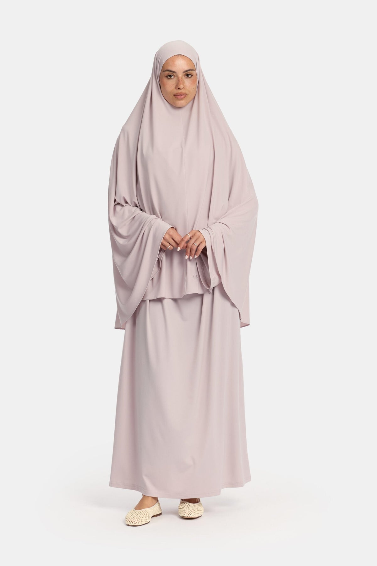 Premium jersey khimar Burnished Lilac