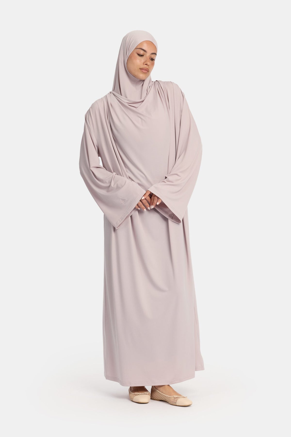 Premium jersey abaya Burnished Lilac