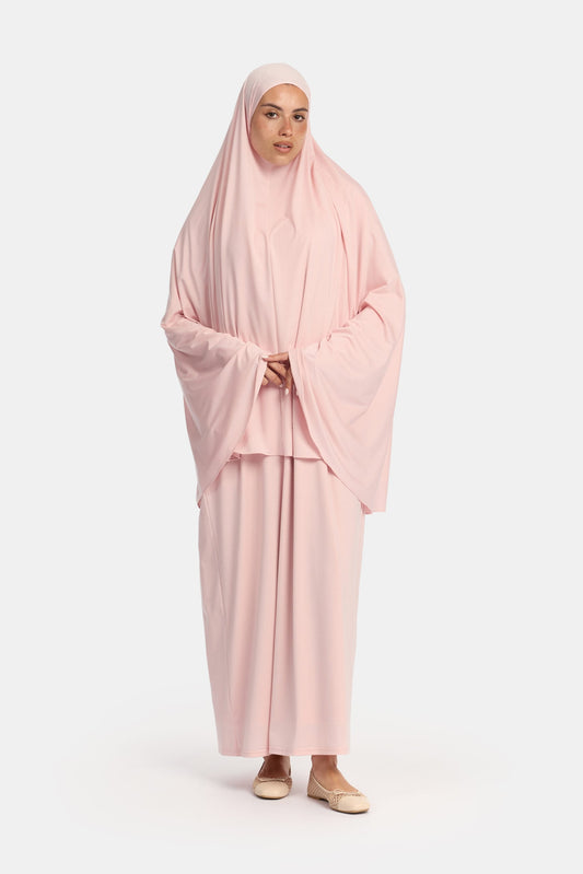 Modal jersey khimar Dusty Pink