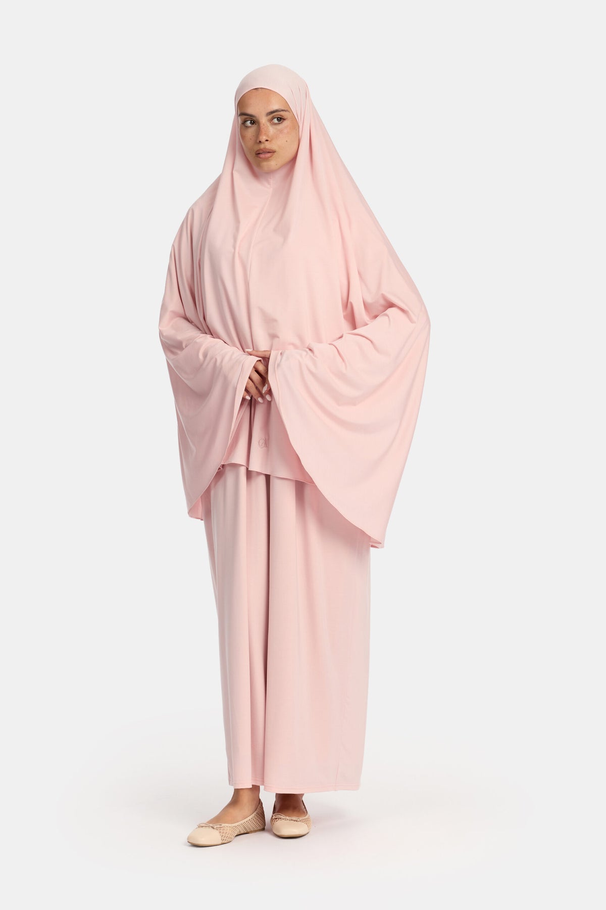 Modal jersey khimar Dusty Pink