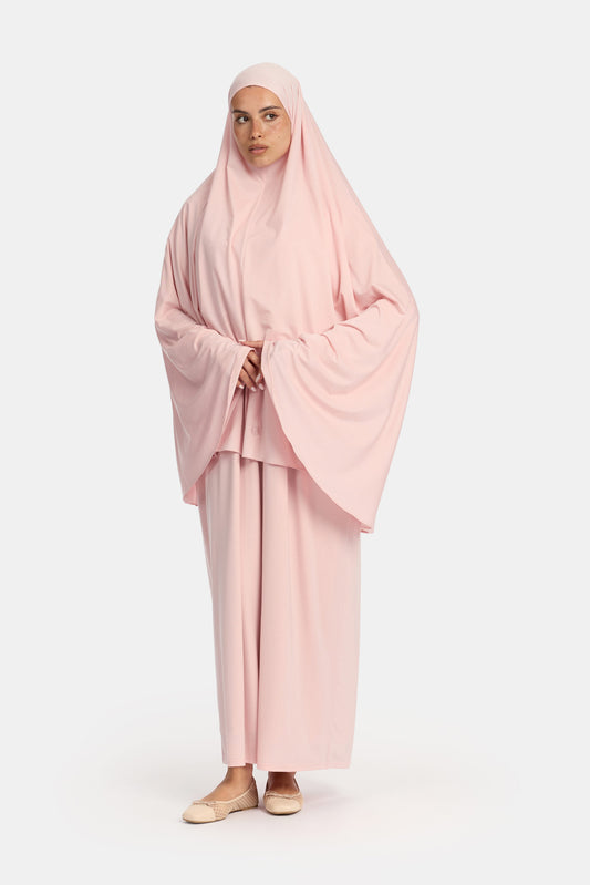 Modal jersey khimar Dusty Pink