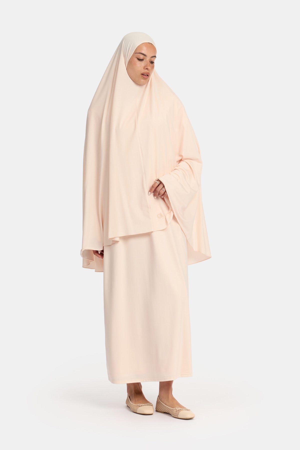 Modal jersey khimar Burnished Vanilla