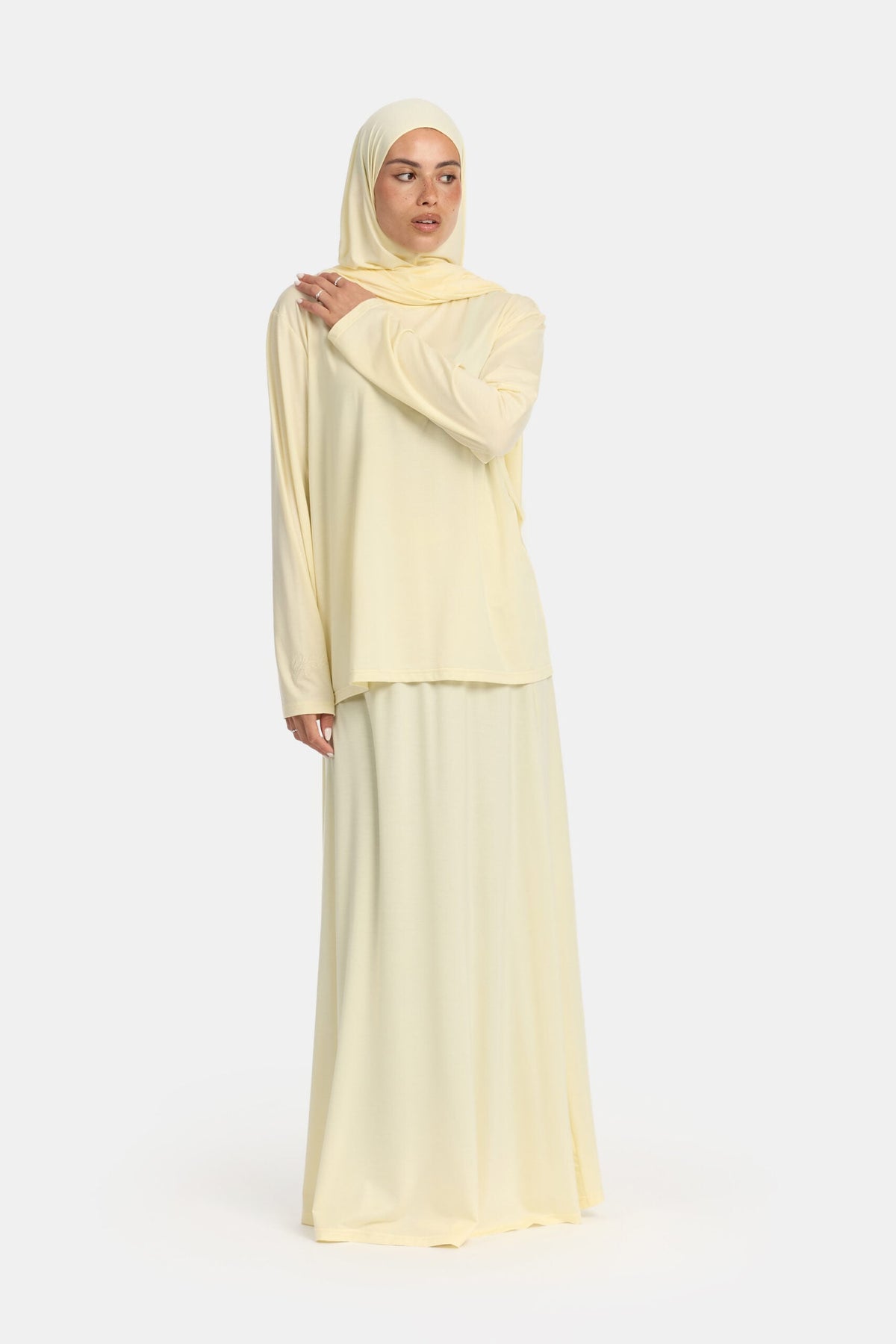Modal jersey khimar set Sunshine OAmalak