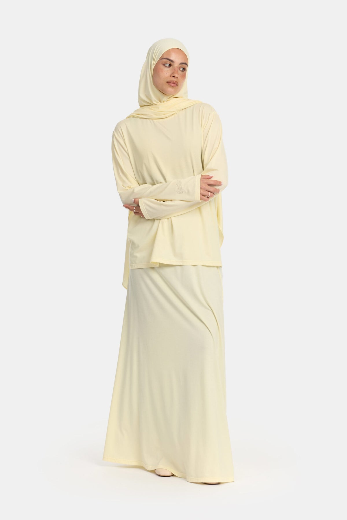 Modal jersey khimar set Sunshine OAmalak