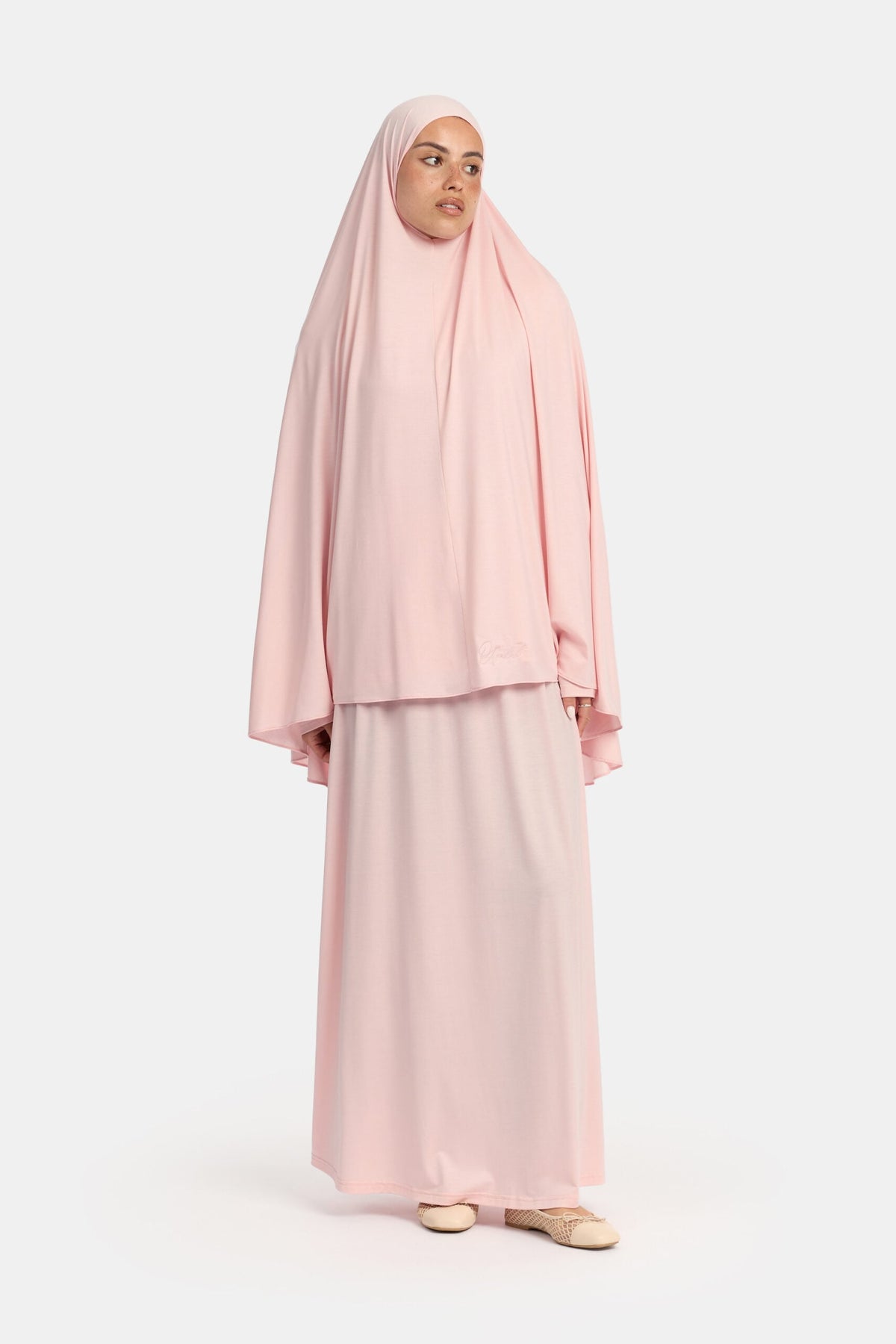 Modal jersey khimar set Peony OAmalak