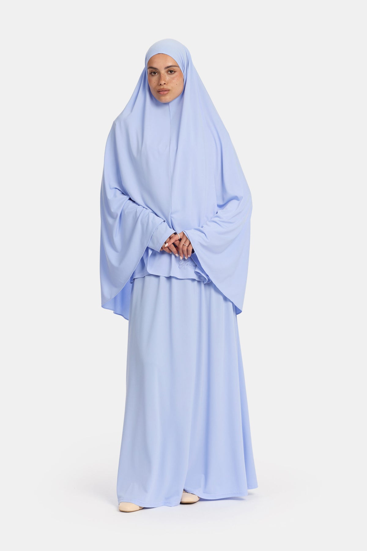 Premium jersey khimar set Sky Blue OAmalak