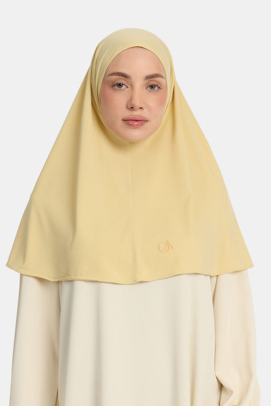 Premium jersey hijab Toast Yellow