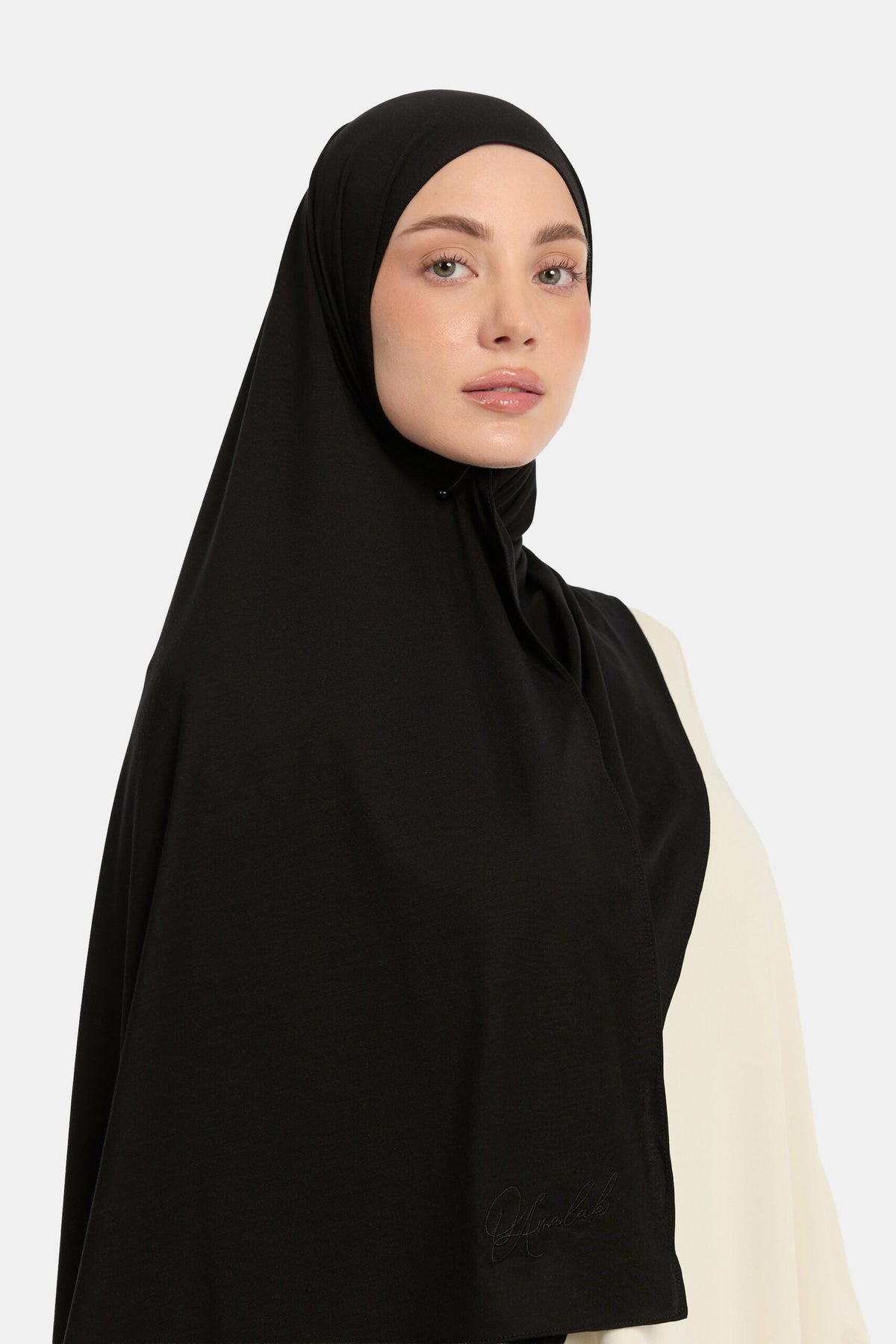 Modal jersey scarf Black OAmalak