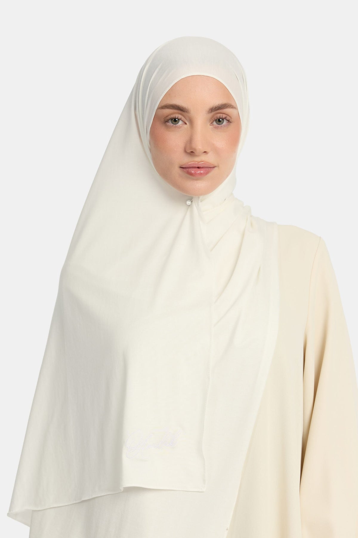 Modal jersey scarf White OAmalak