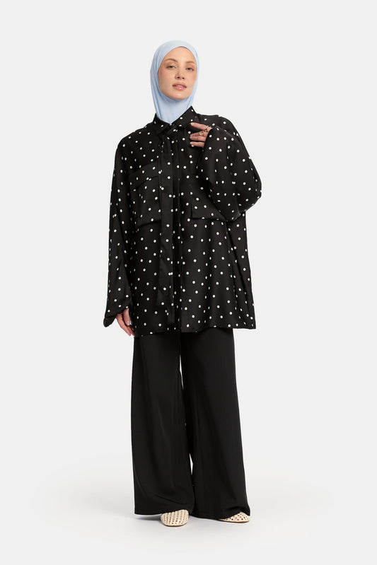 Soft dot Belle Allure twinset Black