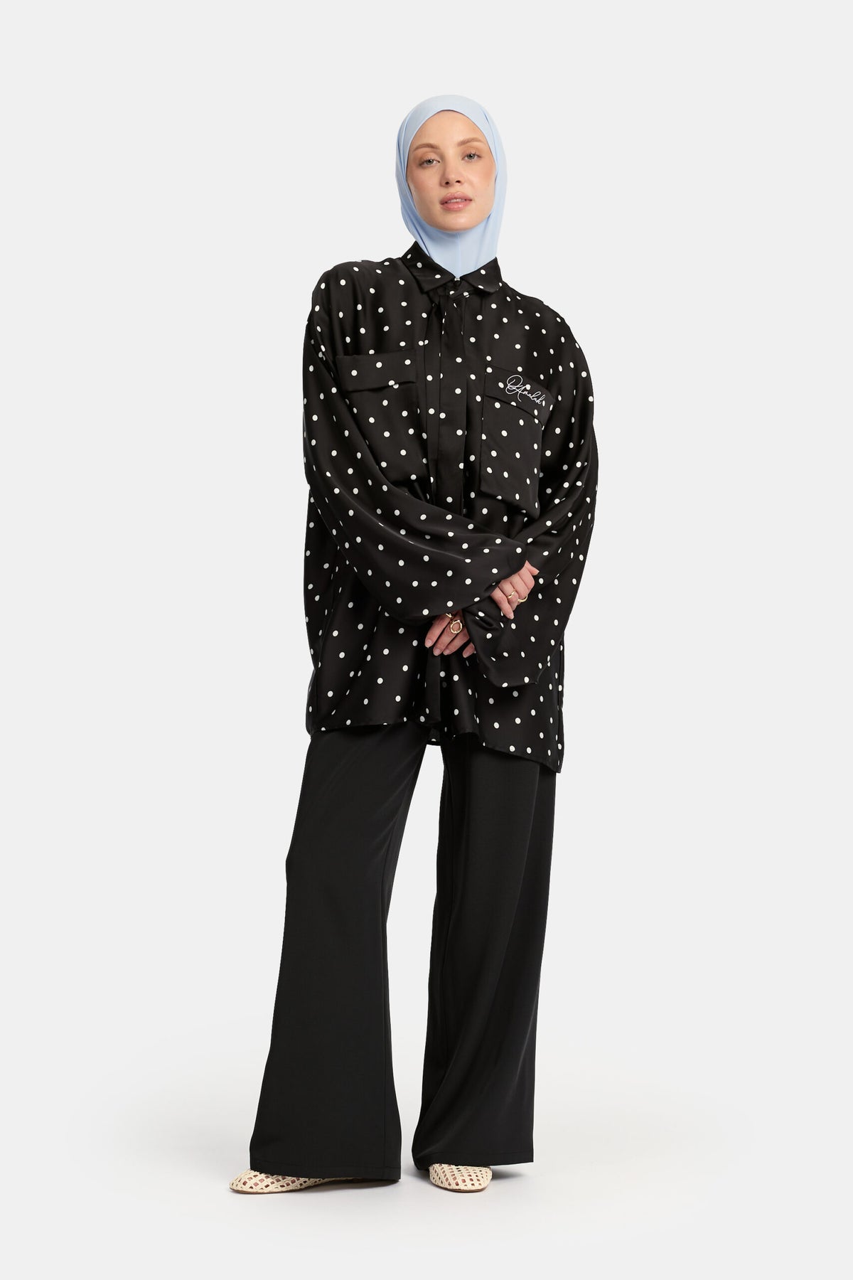 Soft dot Belle Allure twinset Black