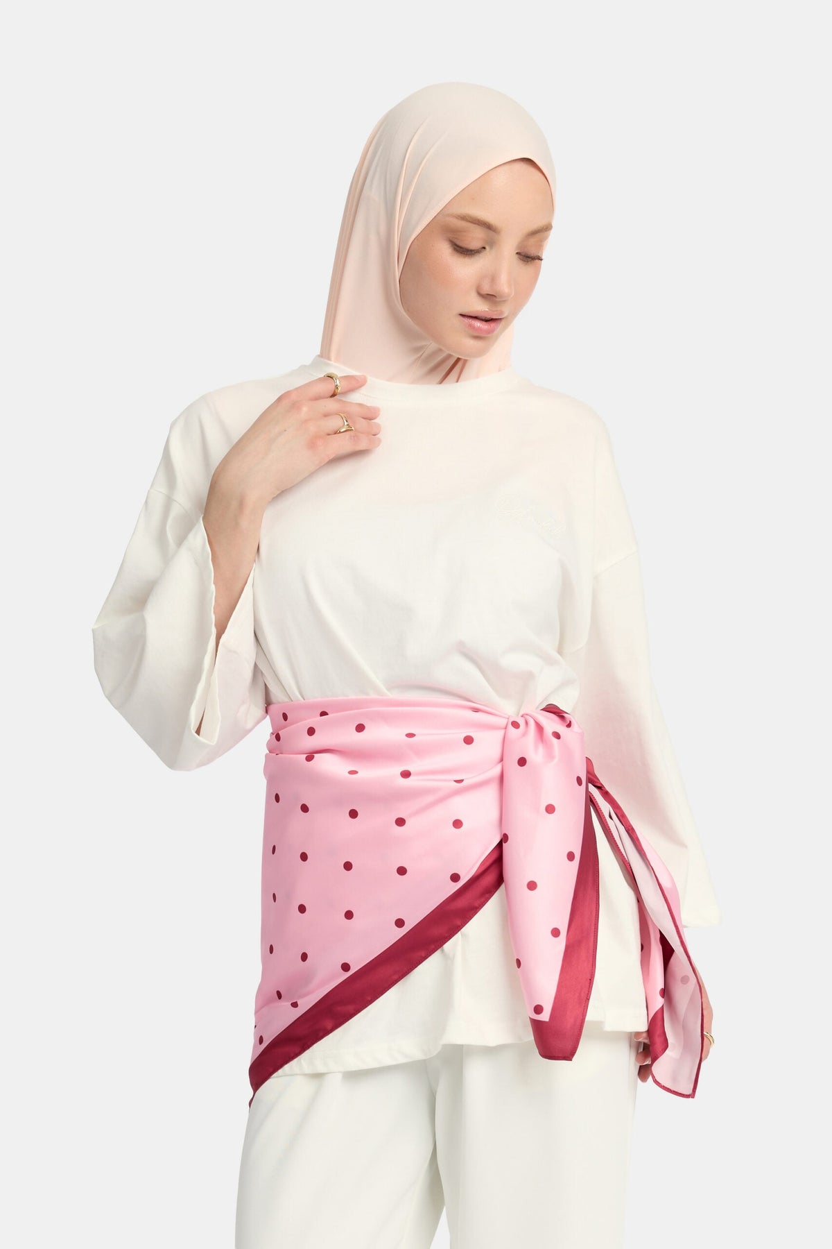 Soft dot Bandana Pink
