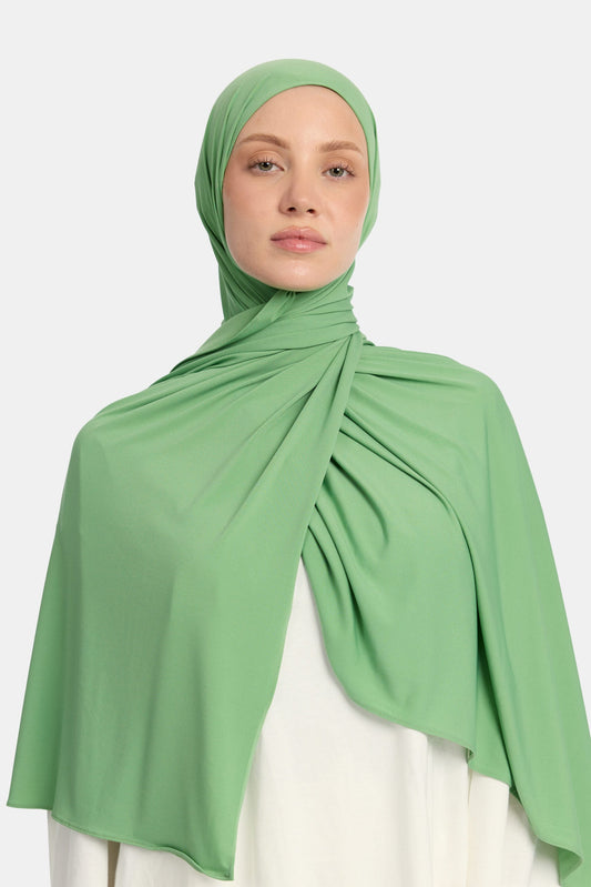 Premium jersey scarf Dark Mint