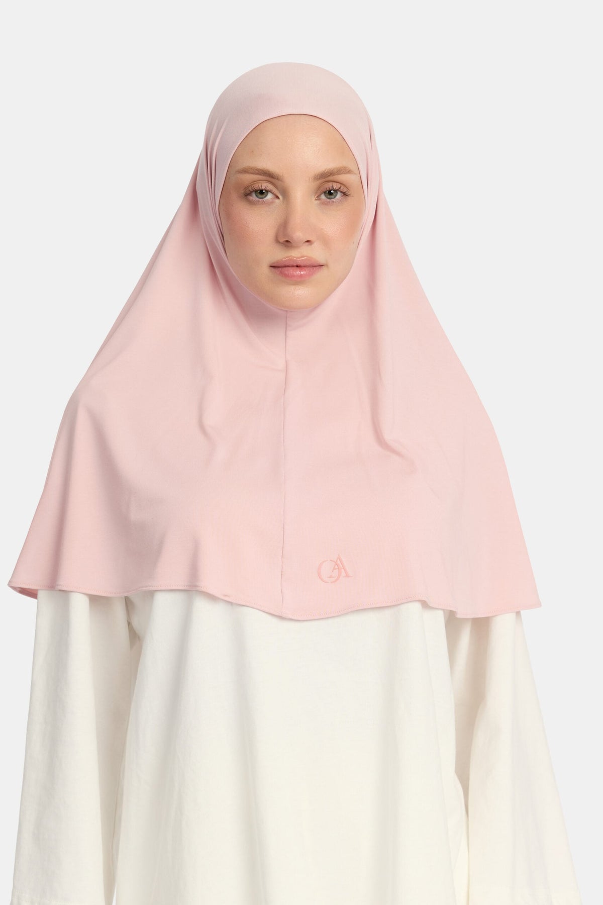 Breathable jersey hijab Powder Rose