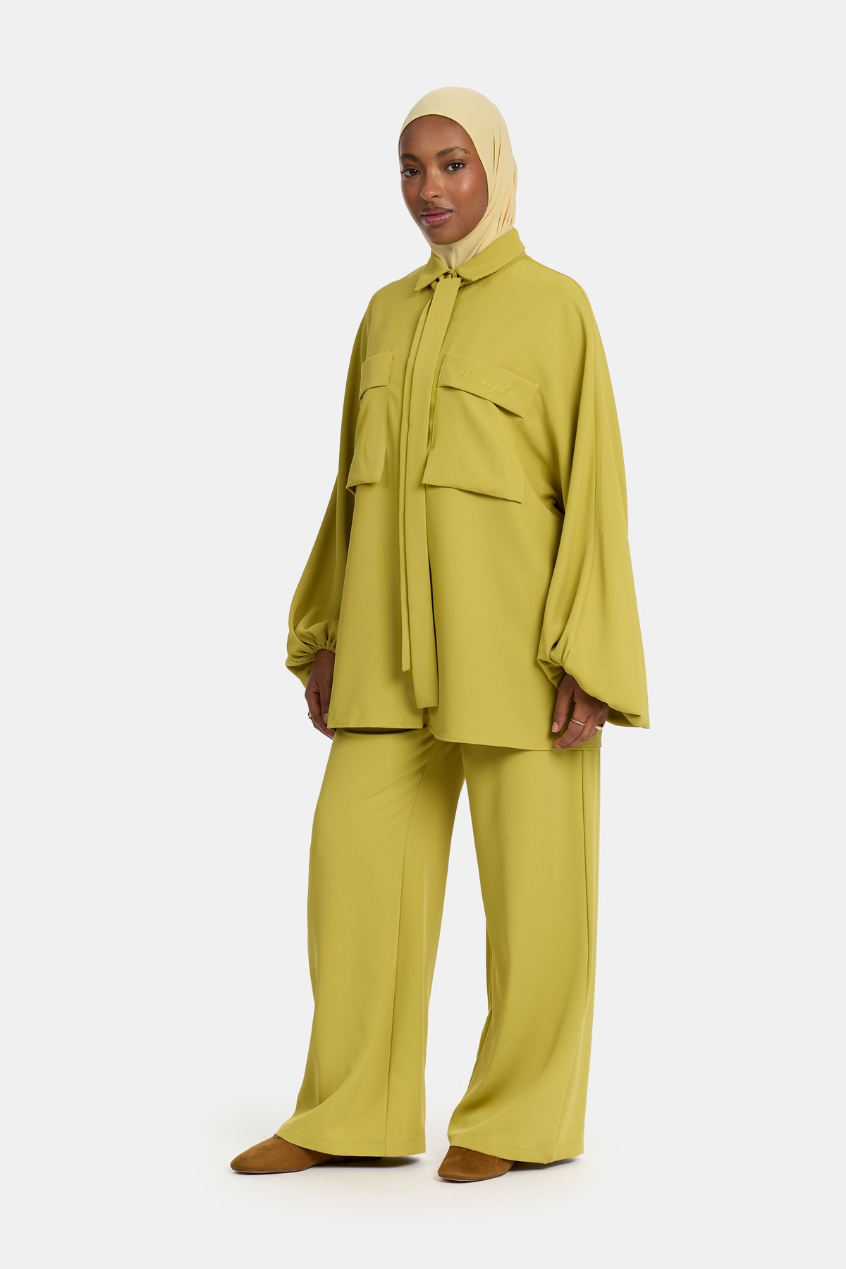 Belle Allure twinset Green Envy