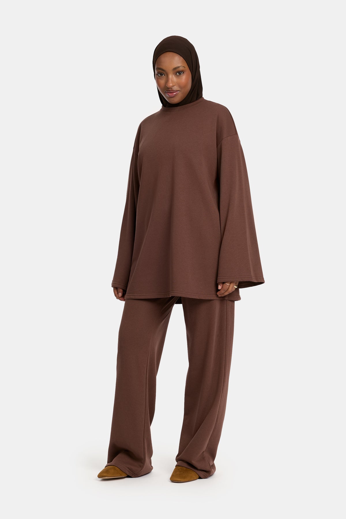 Comfy twinset Dark Brown (cotton)
