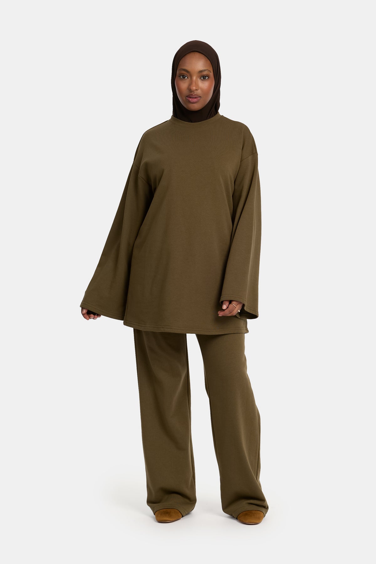 Comfy twinset Military Olive (cotton)