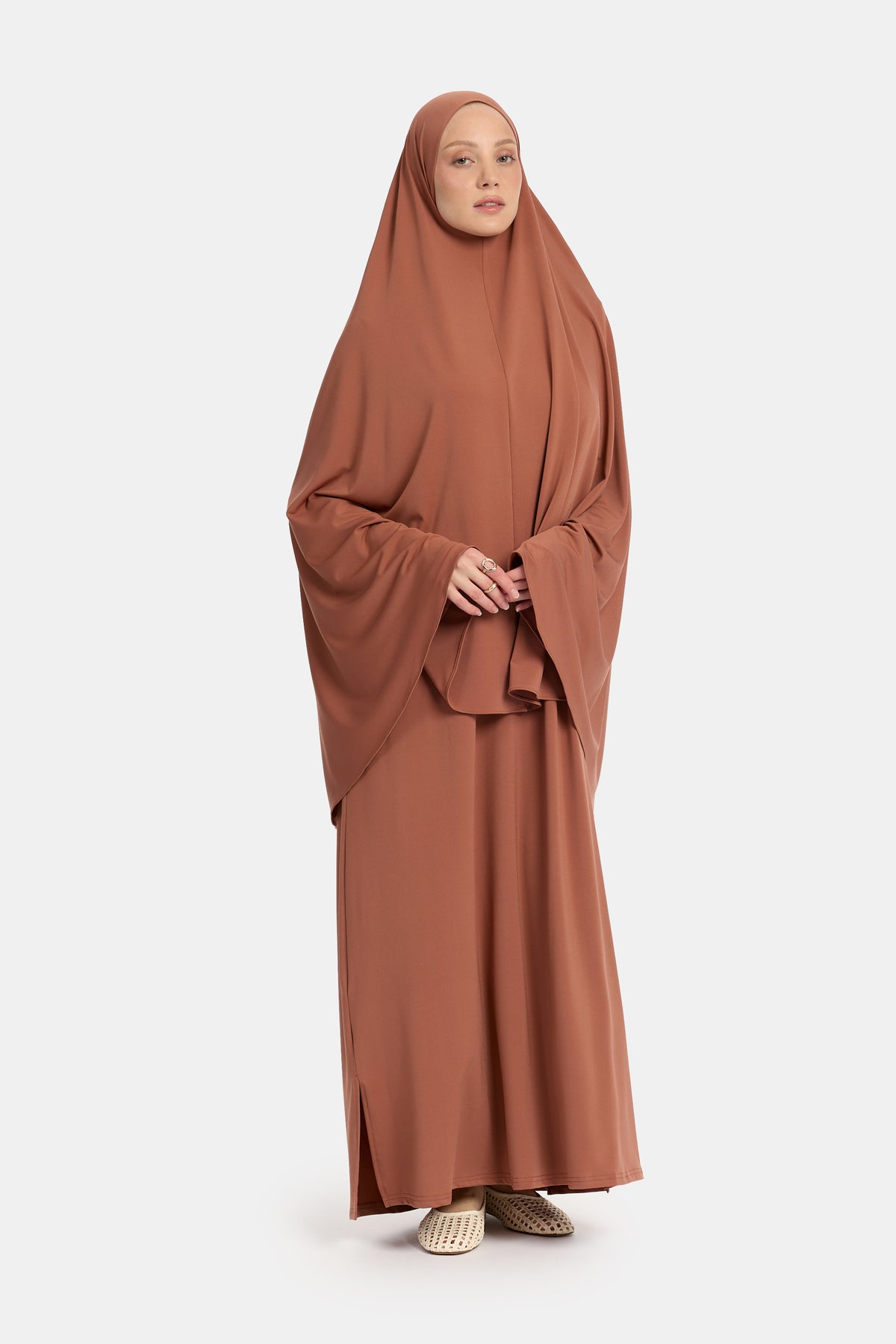 Premium Jersey-Khimar Burnt Clay