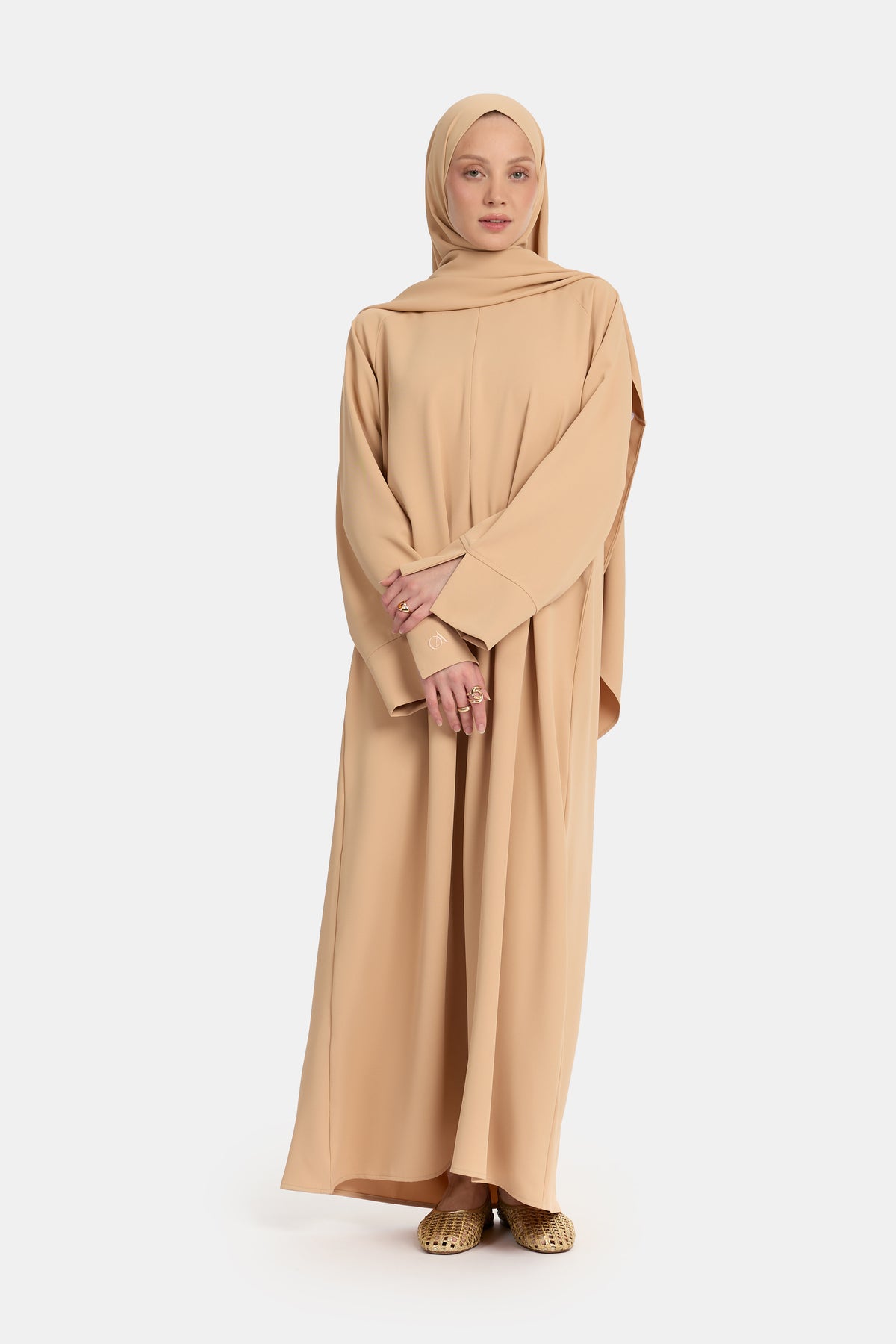 Abaya oversize Gingembre confit