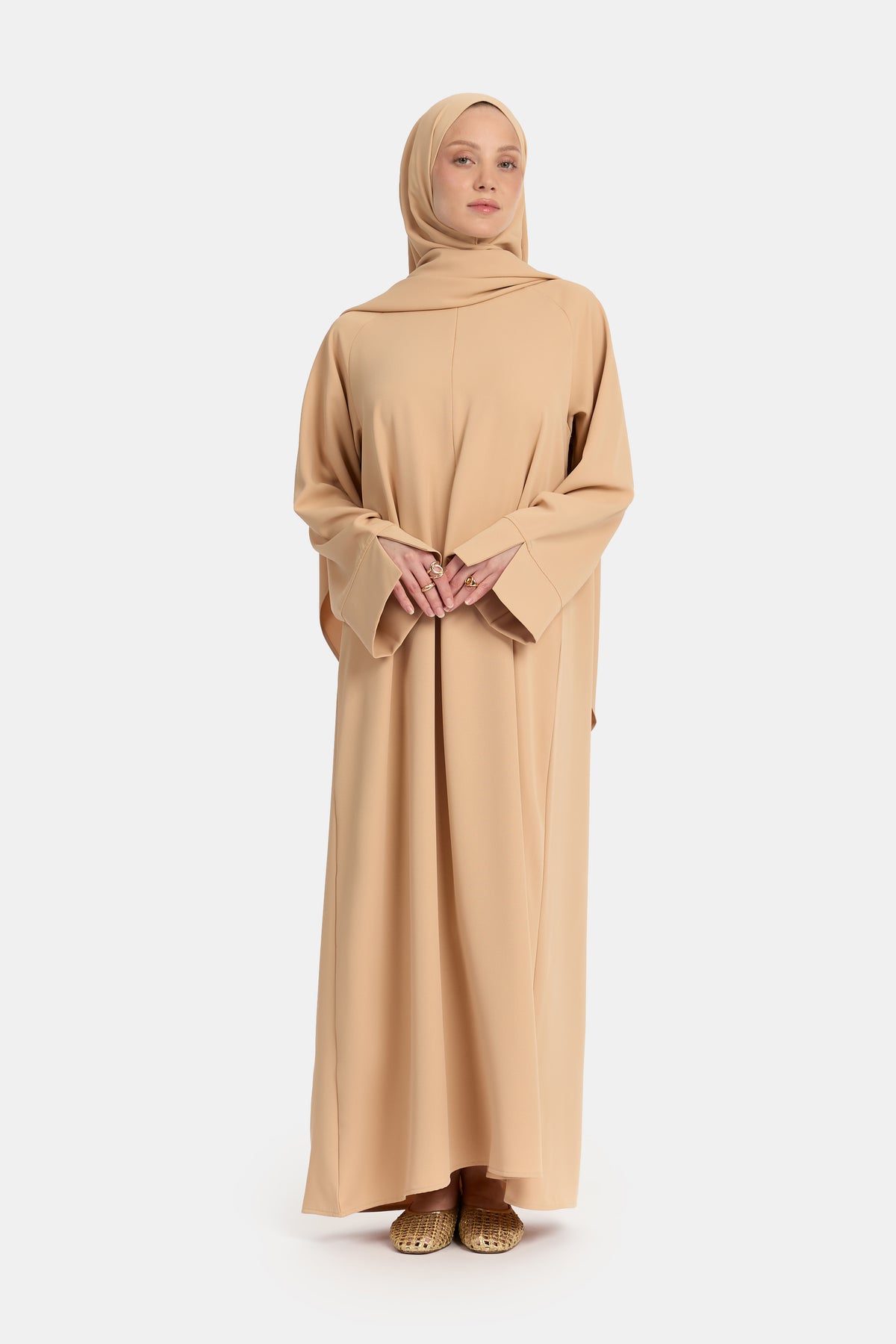 Abaya oversize Gingembre confit
