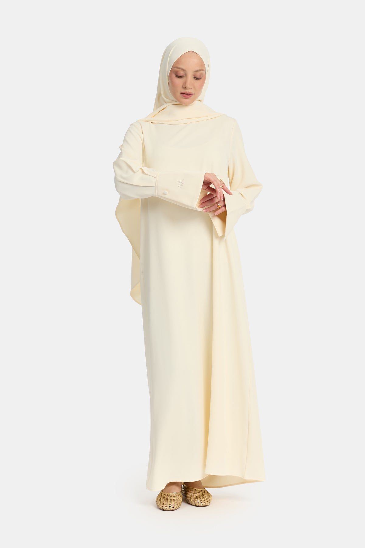 Simplicity Abaya Egret