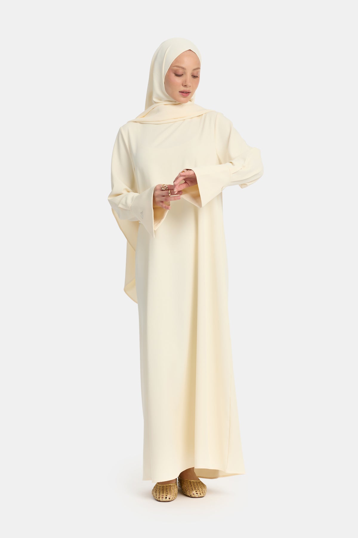 Abaya simplicité Aigrette