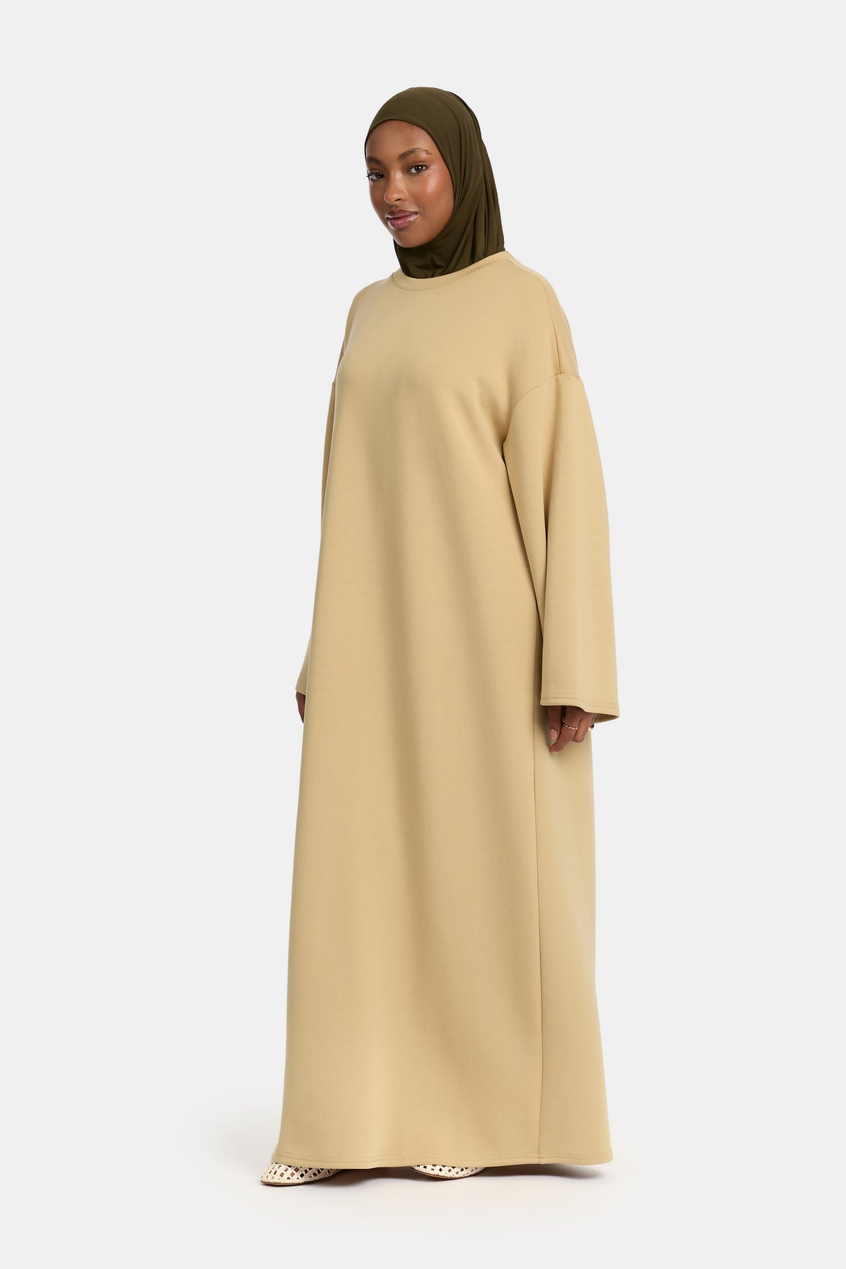 Abaya confortable Bone (lyocell)