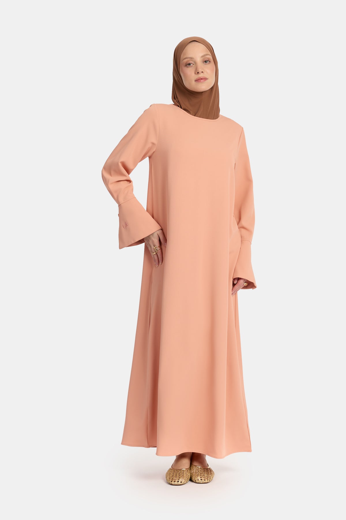 Simplicity Abaya Muted Clay