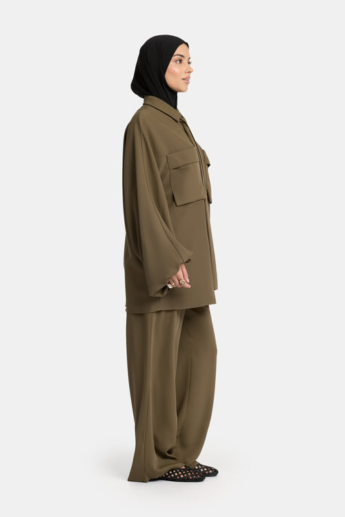 Belle Allure twinset Burnt Olive