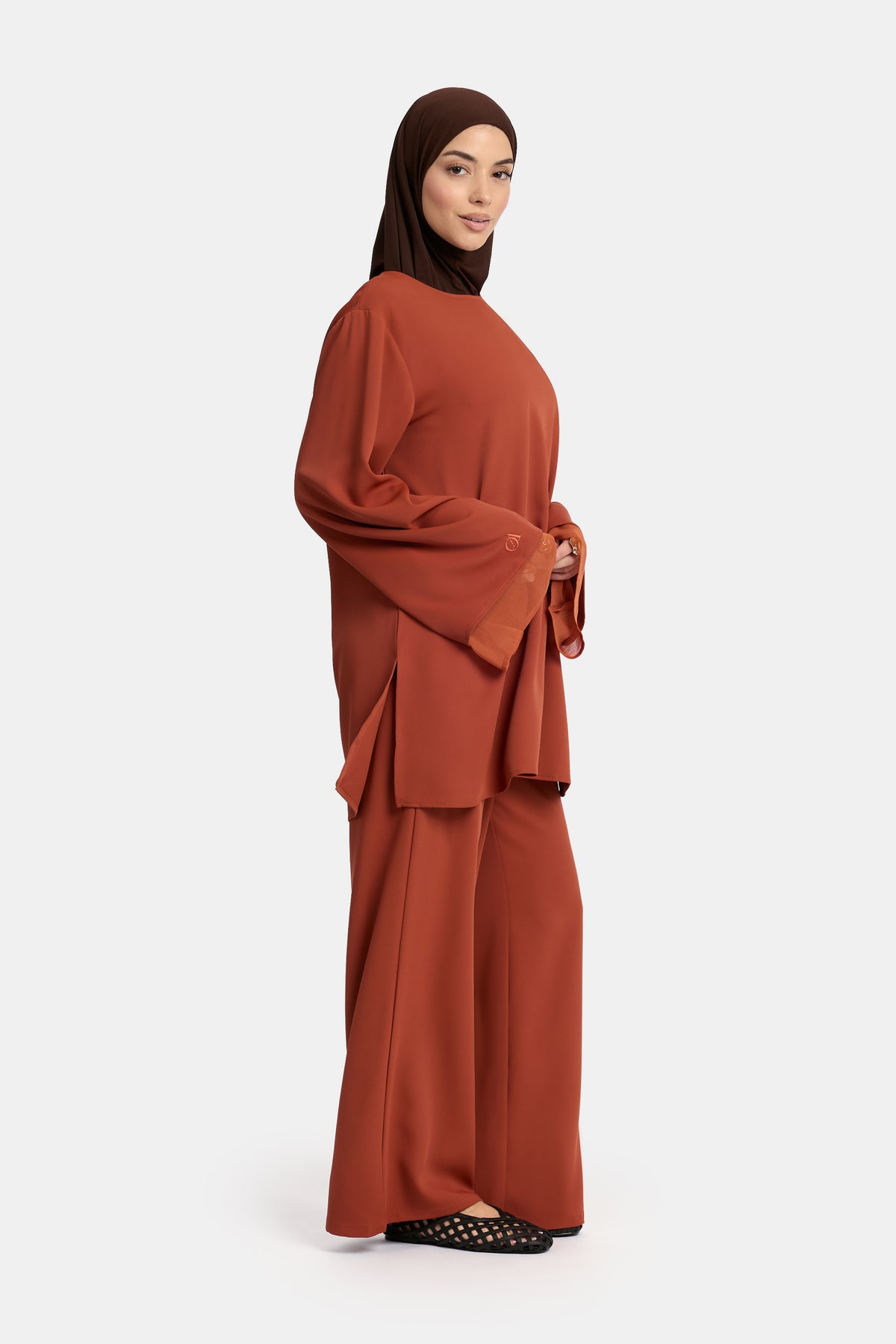 Double sleeve twinset Arabian Spice