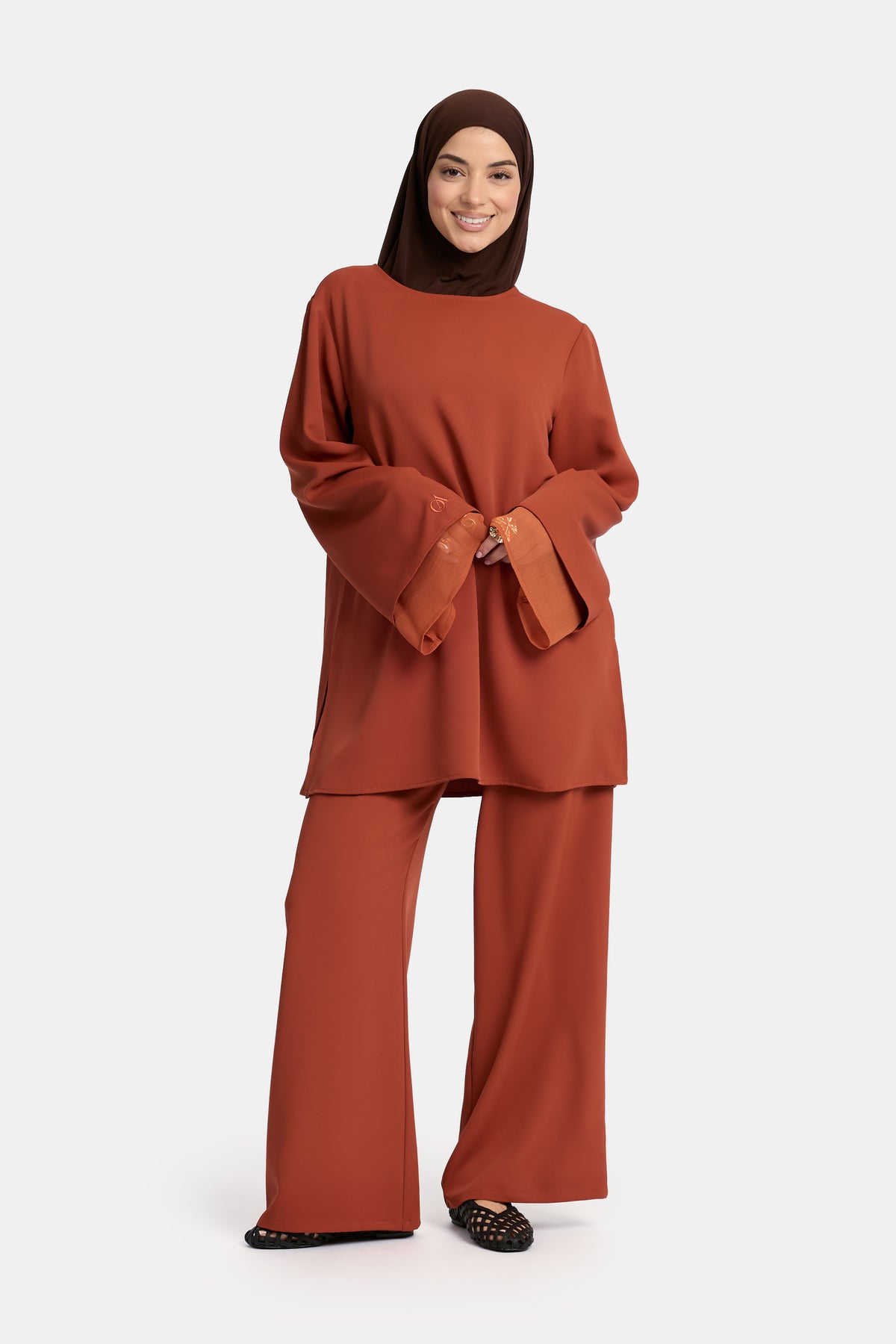 Double sleeve twinset Arabian Spice