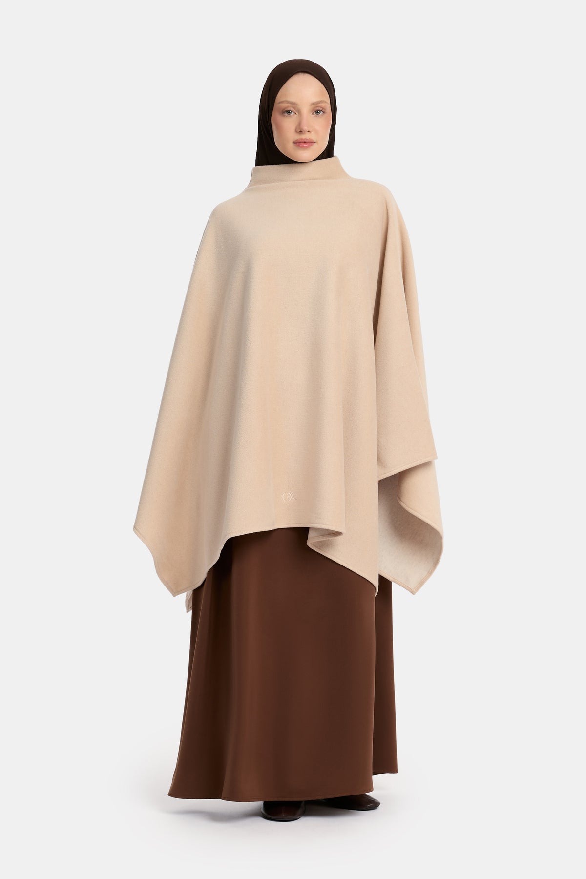 Poncho crème