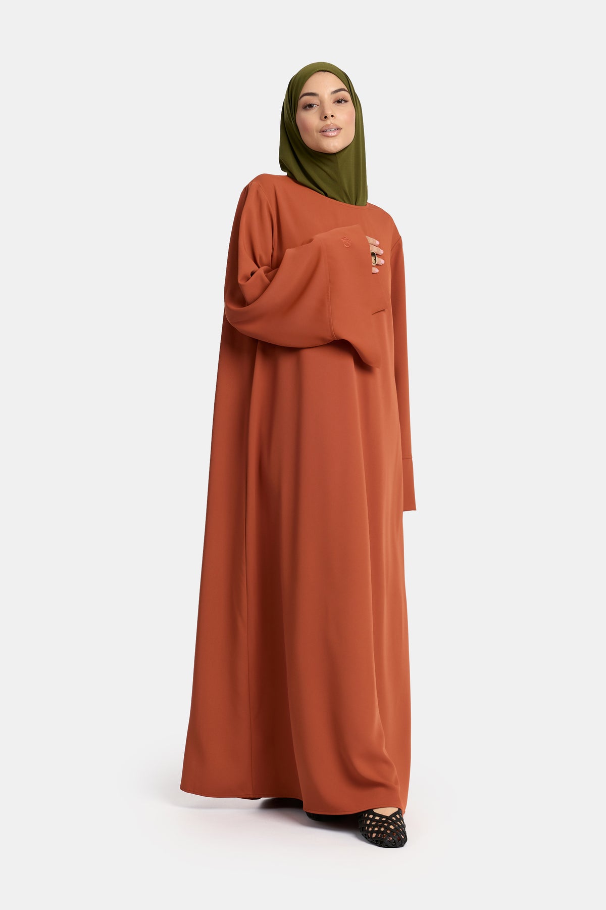 Abaya évasée fendue Arabian Spice