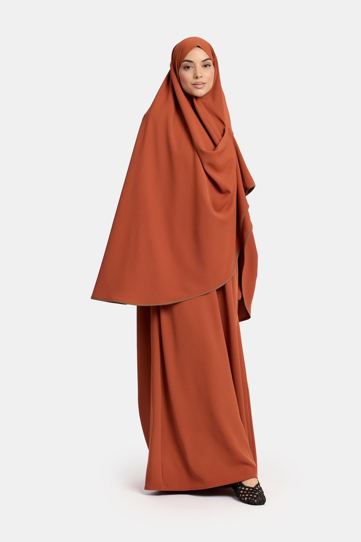Ensemble abaya et khimar aimantés Arabian Spice