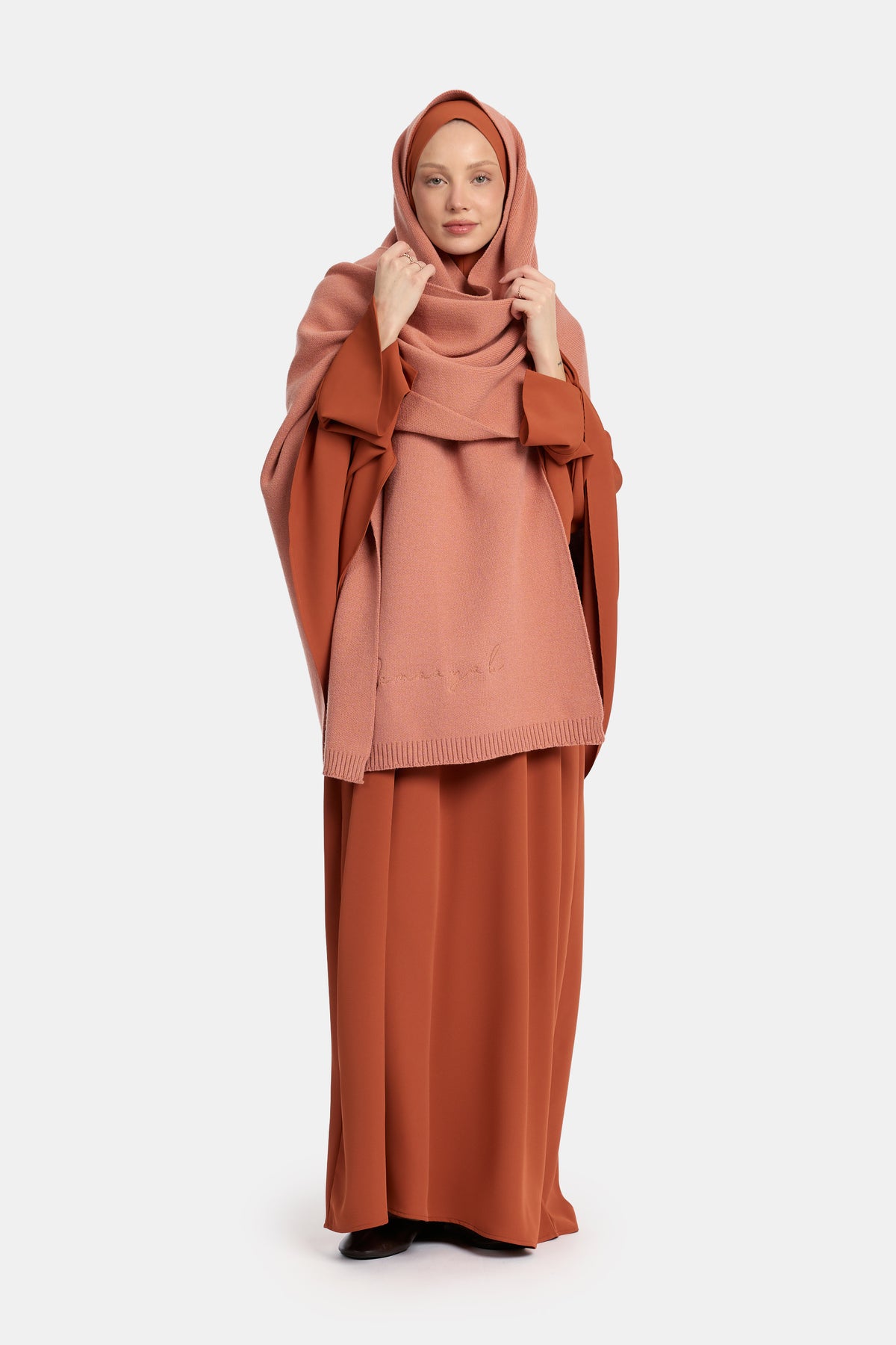 Winterschal Muted Clay