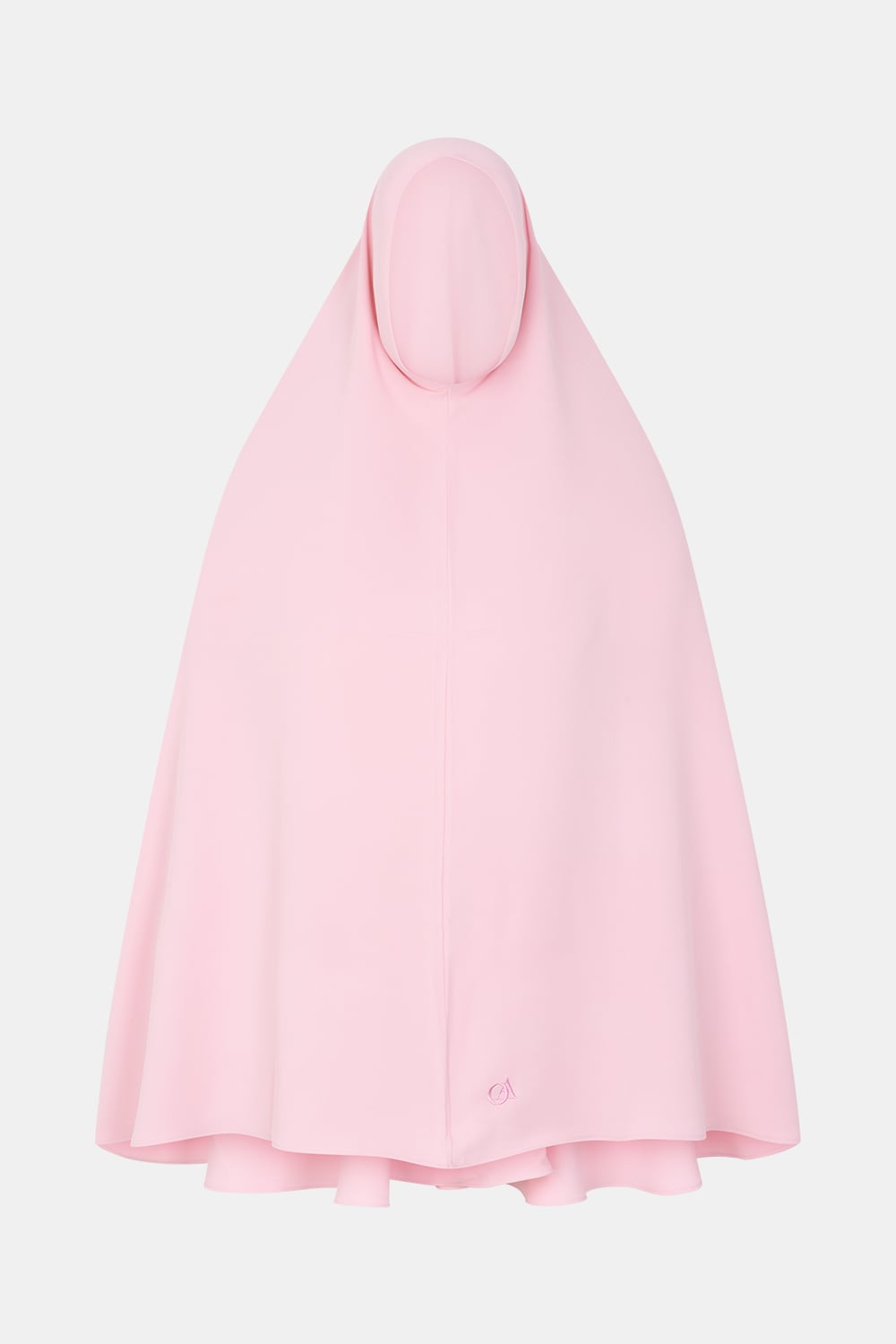 Khimar Dark Pink (Double lace sleeve)